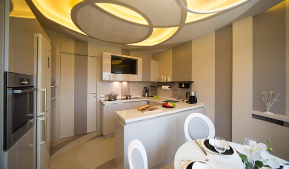 Глянцевая кухня в Анапе