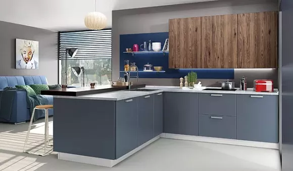 Синяя кухня в Наро-Фоминске