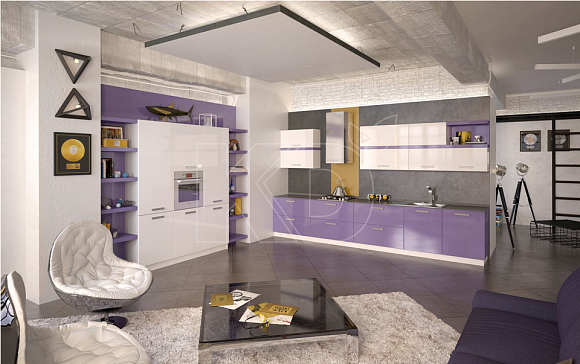 прямой кухонный гарнитур