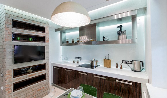 Глянцевая кухня в Анапе