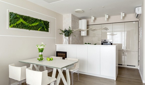 Глянцевая кухня в Анапе