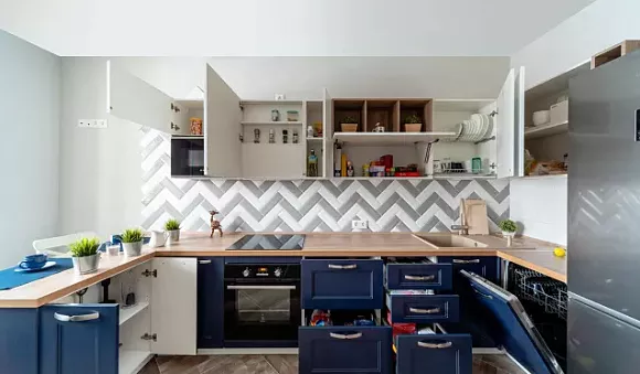 Синяя кухня в Обнинске