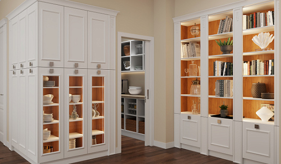 Светлая кухня в Санкт-Петербурге