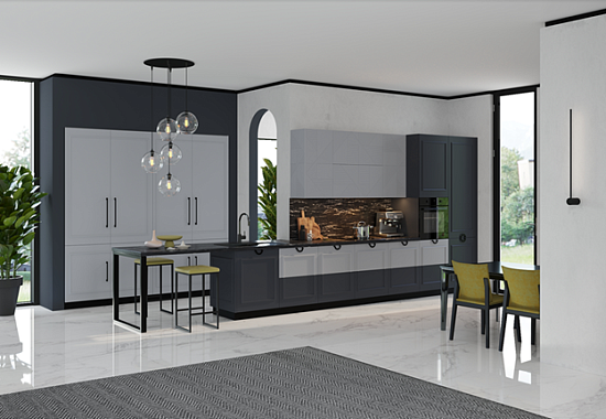 кухня в современном стиле, нестандартные кухни
