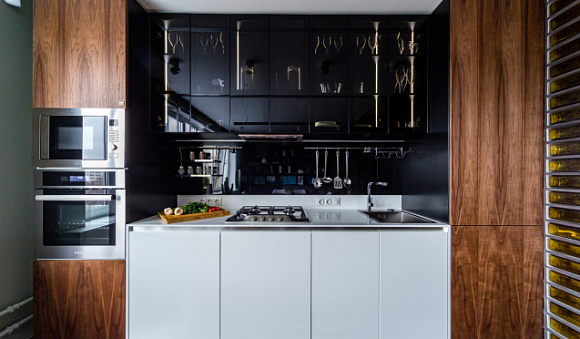 Коричневая кухня в Мурманске