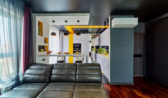 Глянцевая кухня в Анапе