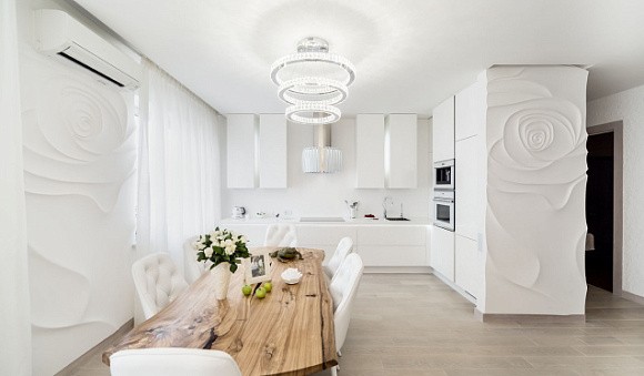 Глянцевая кухня в Анапе