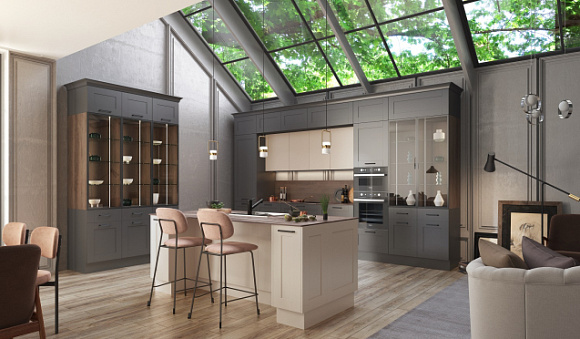 Коричневая кухня в Мурманске