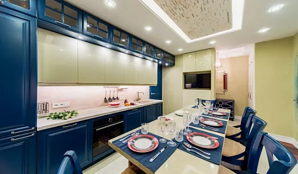Синяя кухня в Казани